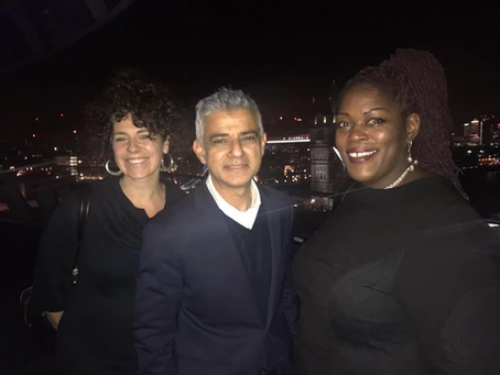Mayor Sadiq Khan met with our Founder and CEO Abi and our Services Manager Lorraine.
