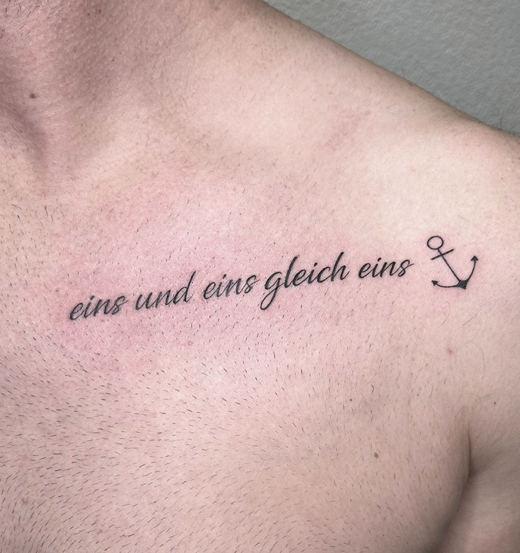 Fine Line Tattoo in Zurich