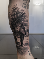 Realistic Tattoo in Zurich