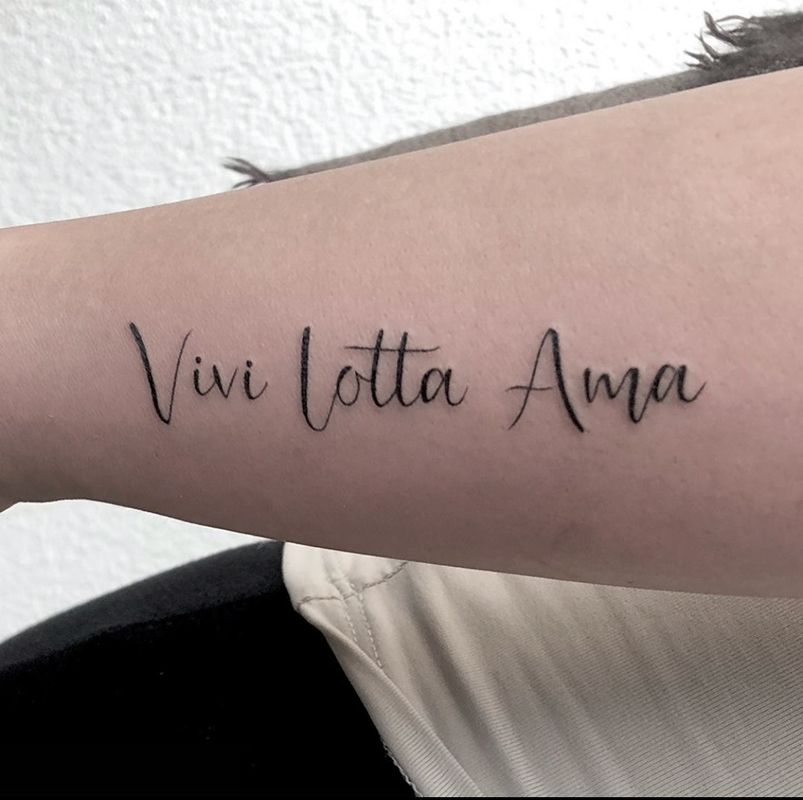 Fine Line Tattoo in Zurich