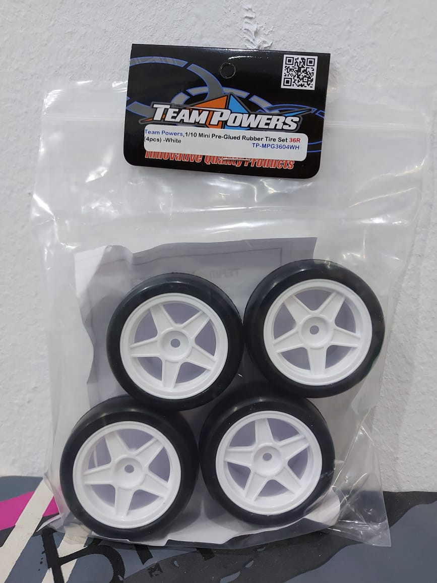 Team Powers M-Chassis tyres sold at RC Passion in Brunei.