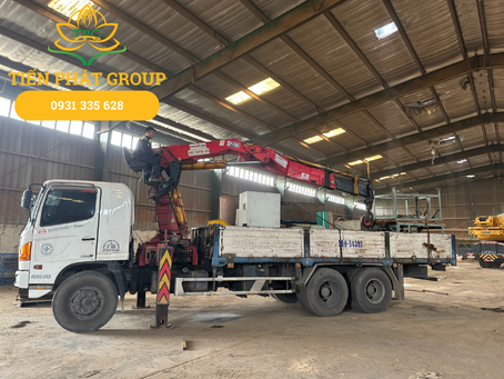 Giải pháp thuê xe cẩu tại KCN Phú Chánh cho không gian chật hẹp