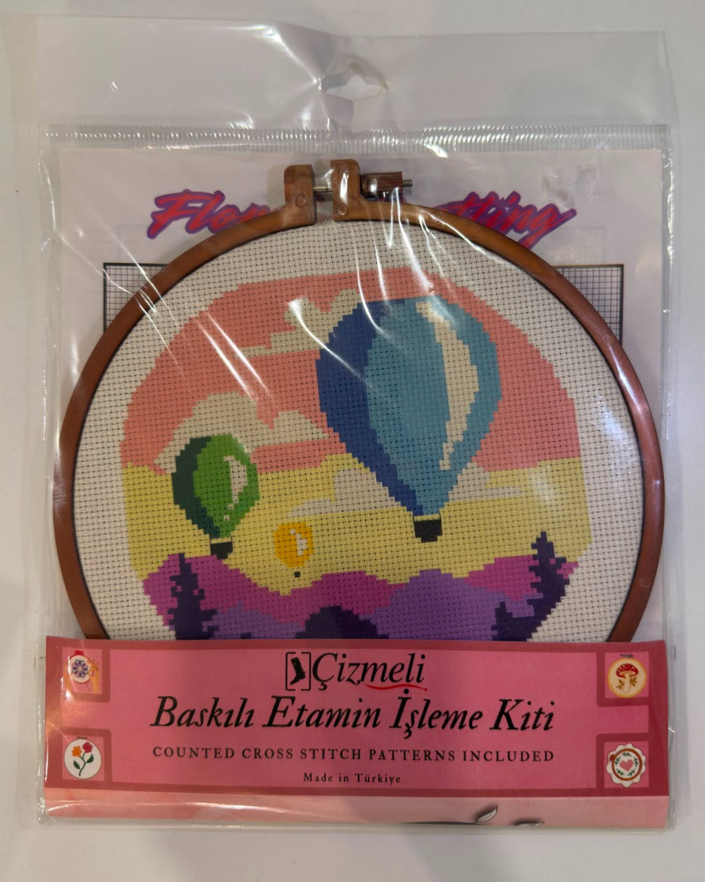 Çizmeli Marka Baskılı Etamin İşleme Hobi Kiti