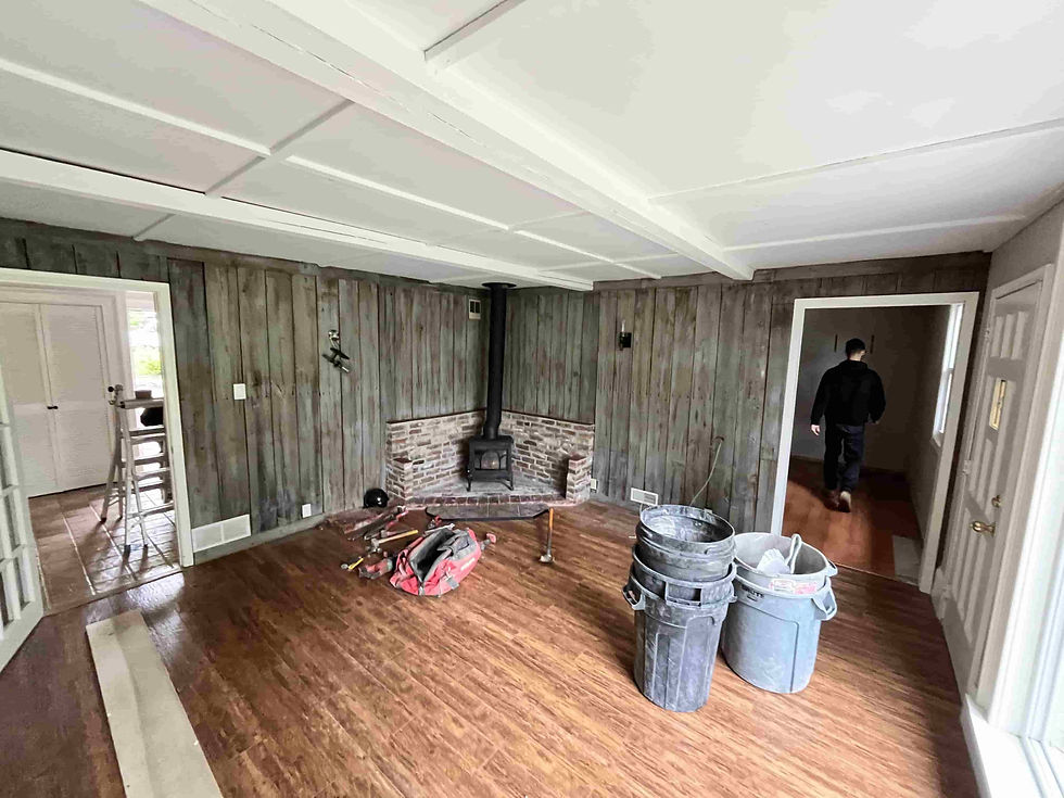 Before photo of ahome renovaiton project in Elora Ontario