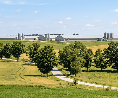 Agricultural livestock barn construction Ontario LUMA Building Group