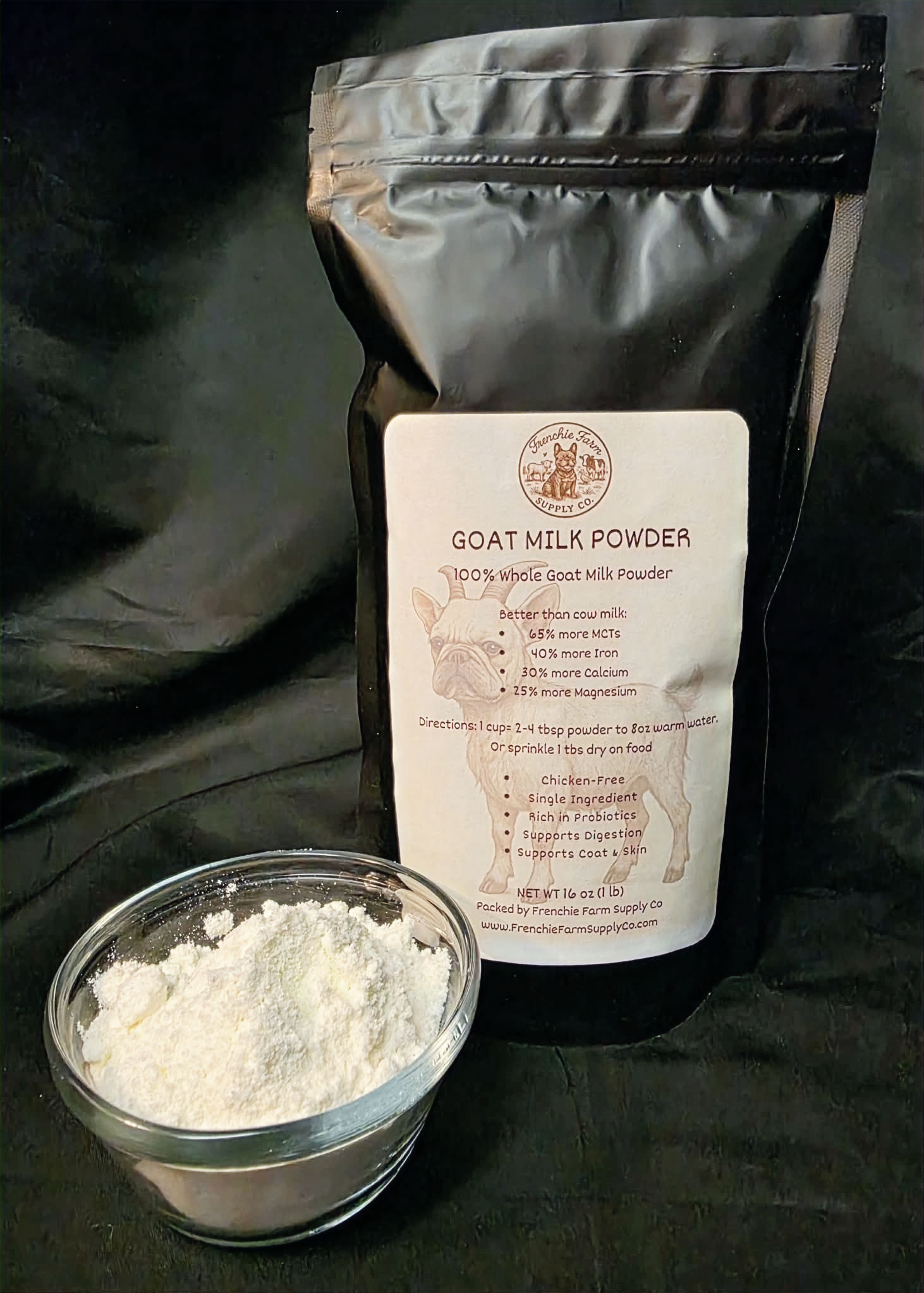 Frenchie Goat Milk Powder 1lb
