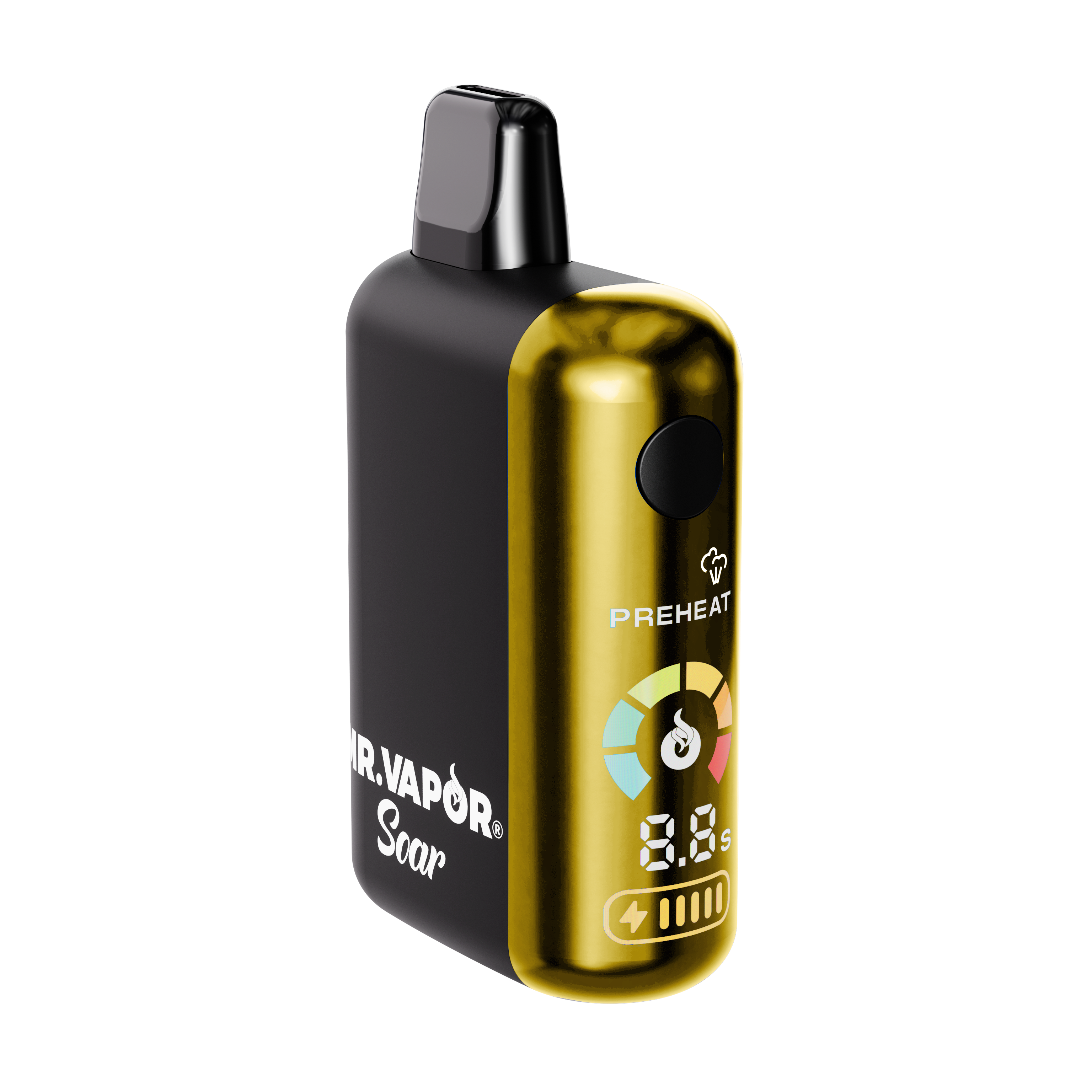 Vanilla Kush 3G Disposable by Mr. Vapor Soar; indica vanilla berry flavor.