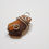 Thumbnail: Brown Sea Glass Pendant With Silver Wire Wrapping