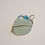 Thumbnail: Aqua Blue Sea Glass Pendant with Swarovski Crystals