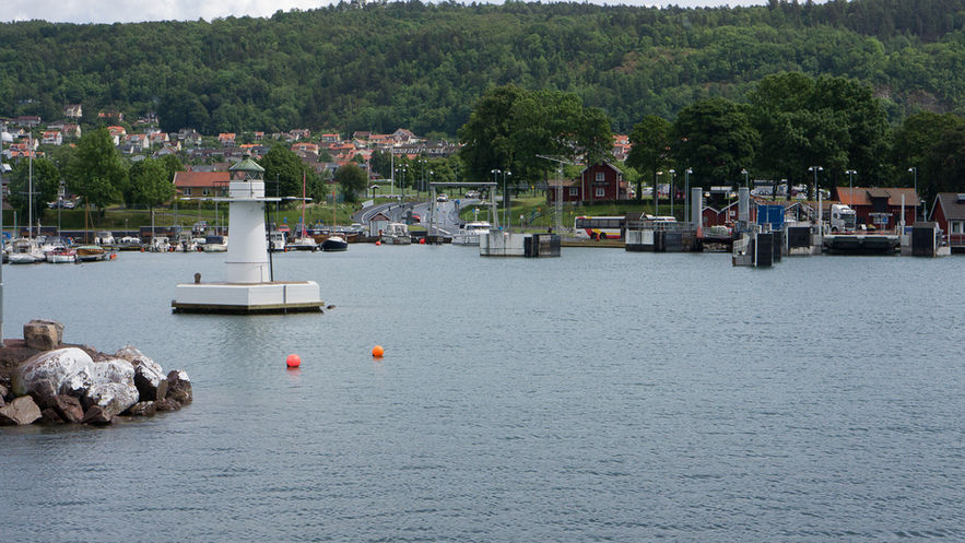 Gränna inlet, lake Vättern.
