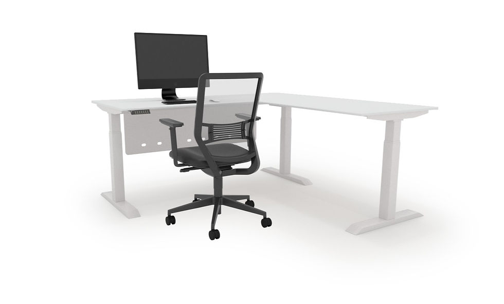 VERTX (WHITE) CORNER DESK