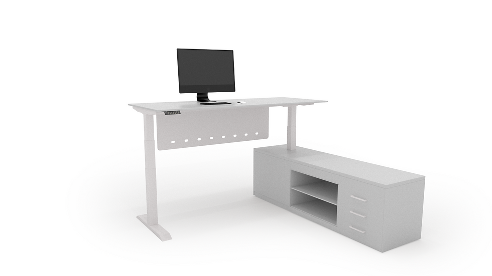 Thumbnail: VERTX (WHITE) MANAGER DESK