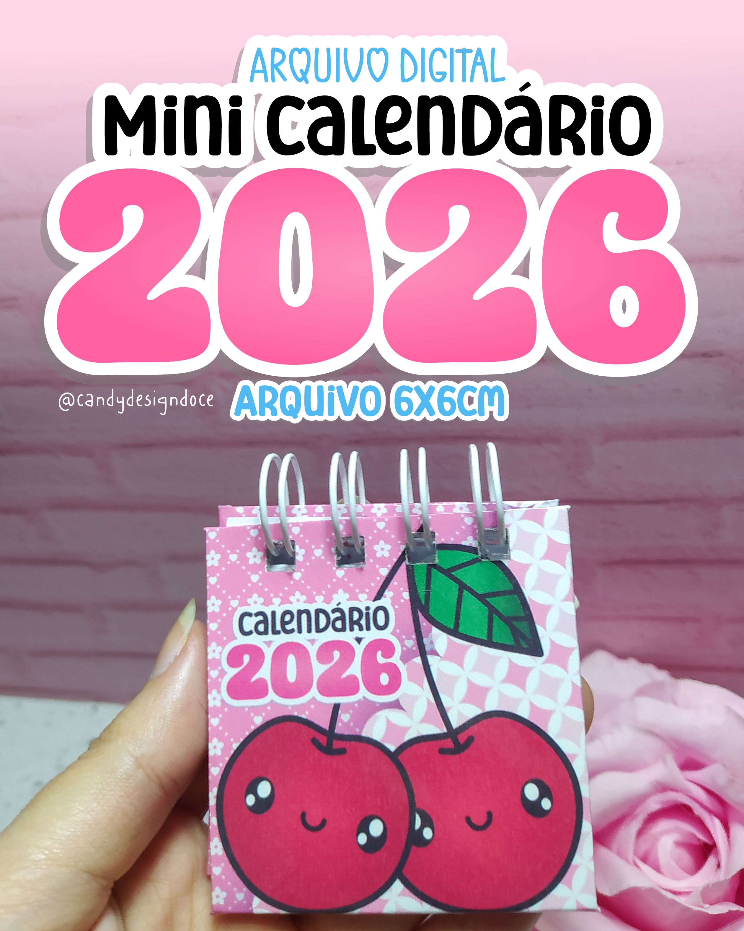Arquivo Digital - Mini calendário 2026