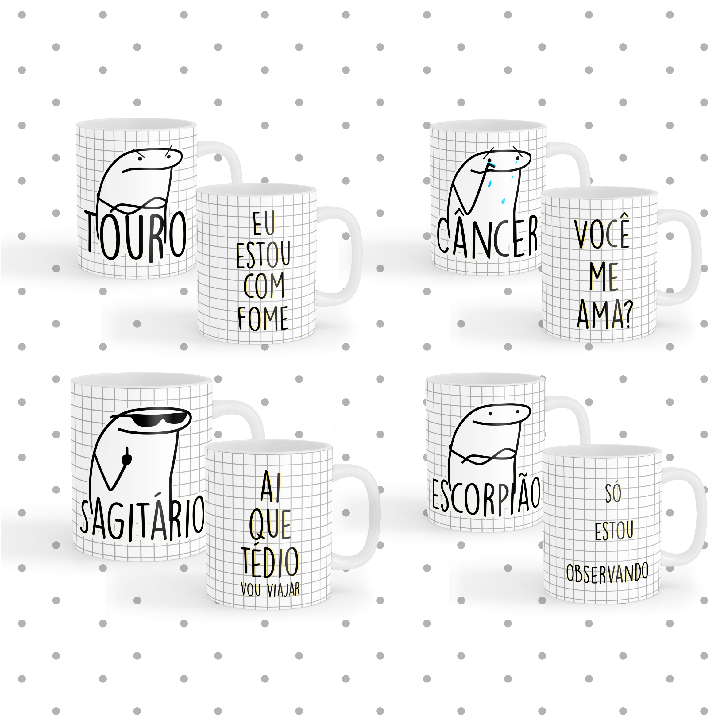 Mini Kit caneca Horóscopo