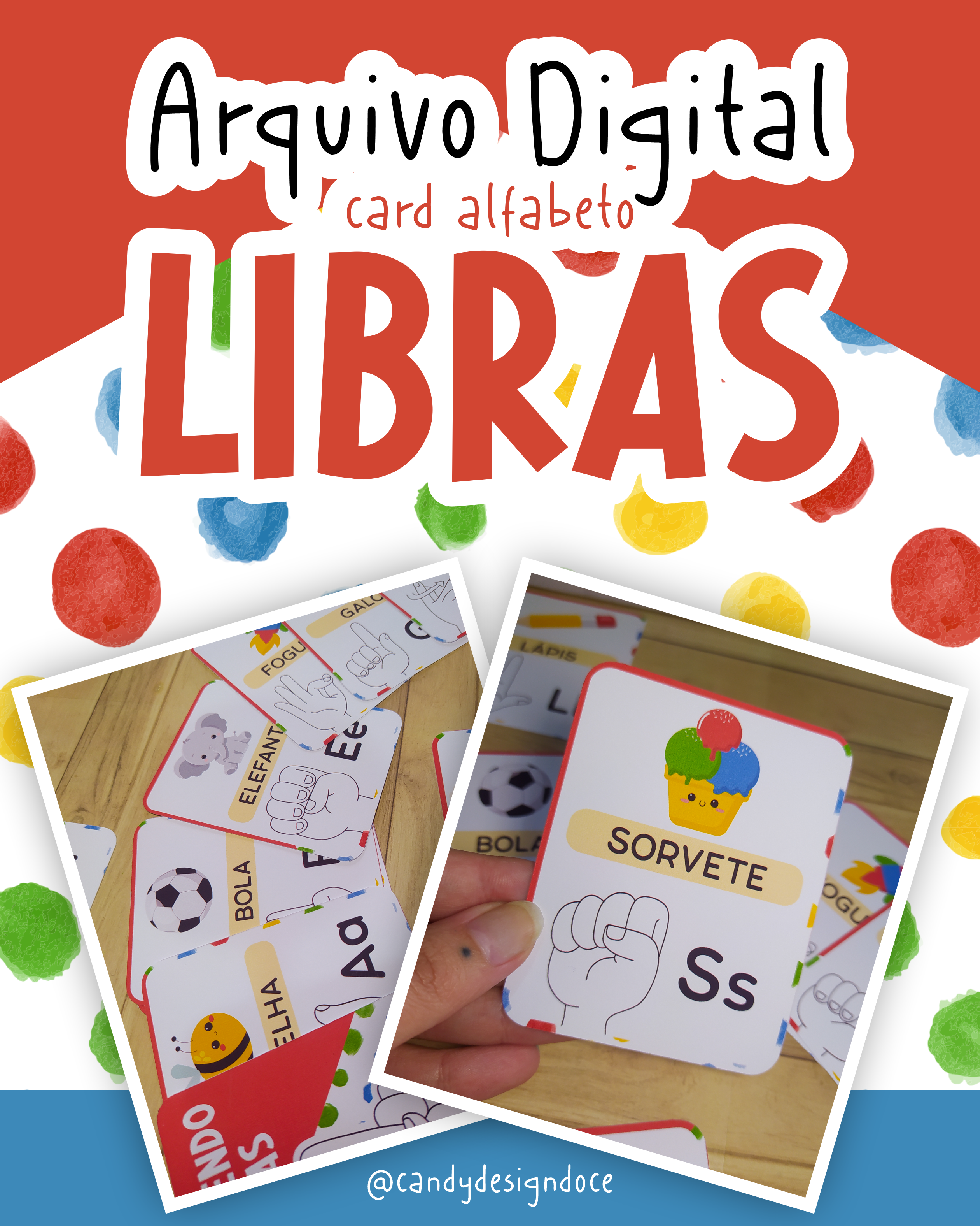 Arquivo Digital - Card Alfabeto em Libras