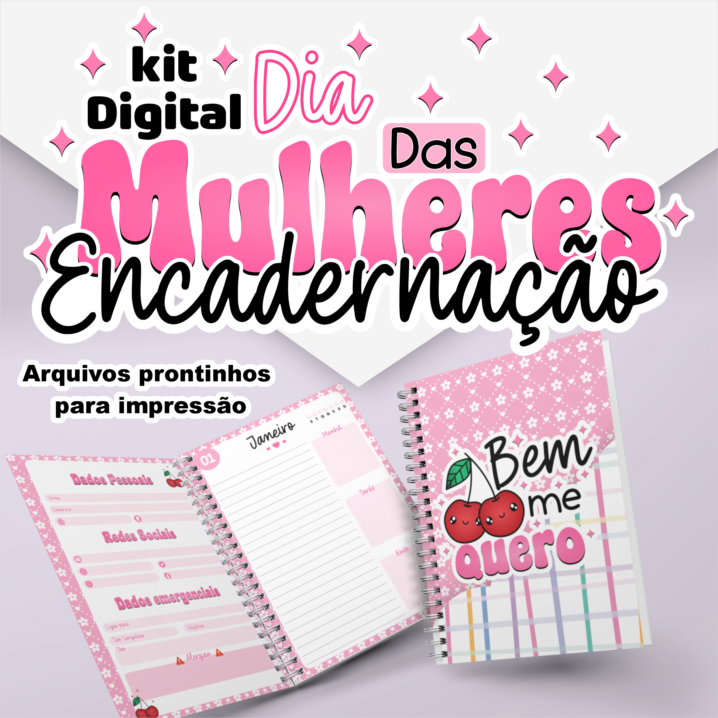 Encadernação - Dia das mulheres
