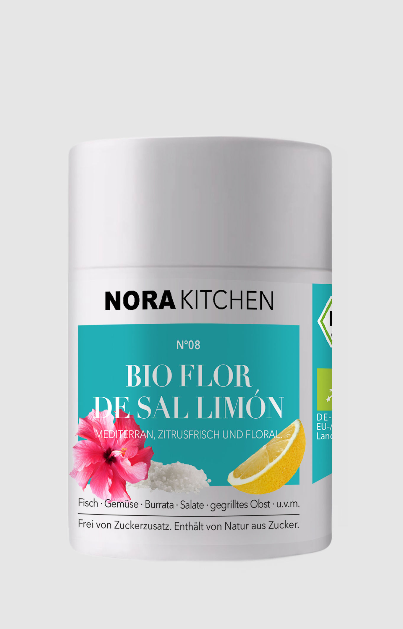 Nora Kitchen Bio Flor de Sal Limón 100 Gramm