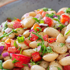 Albanischer Bohnensalat Fasule, ein Rezept aus Albanien