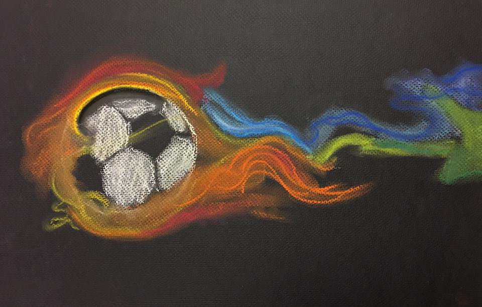 High School Pastel Drawing