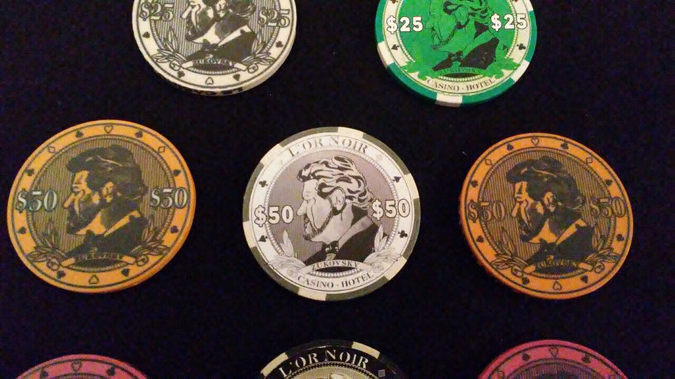 Thumbnail: James Bond: 'The World is Not Enough' Prop Replica Casino L'or Noir Chips