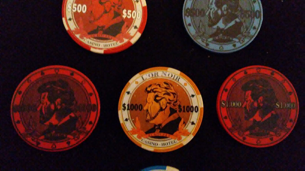 Thumbnail: James Bond: 'The World is Not Enough' Prop Replica Casino L'or Noir Chips