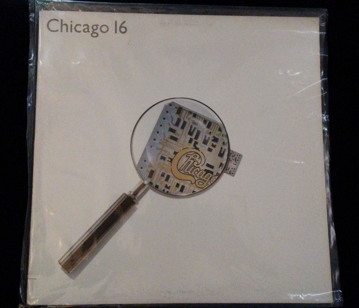 'Chicago 16' Band Full Album "Full Moon" & Lg 17"X13" Photo