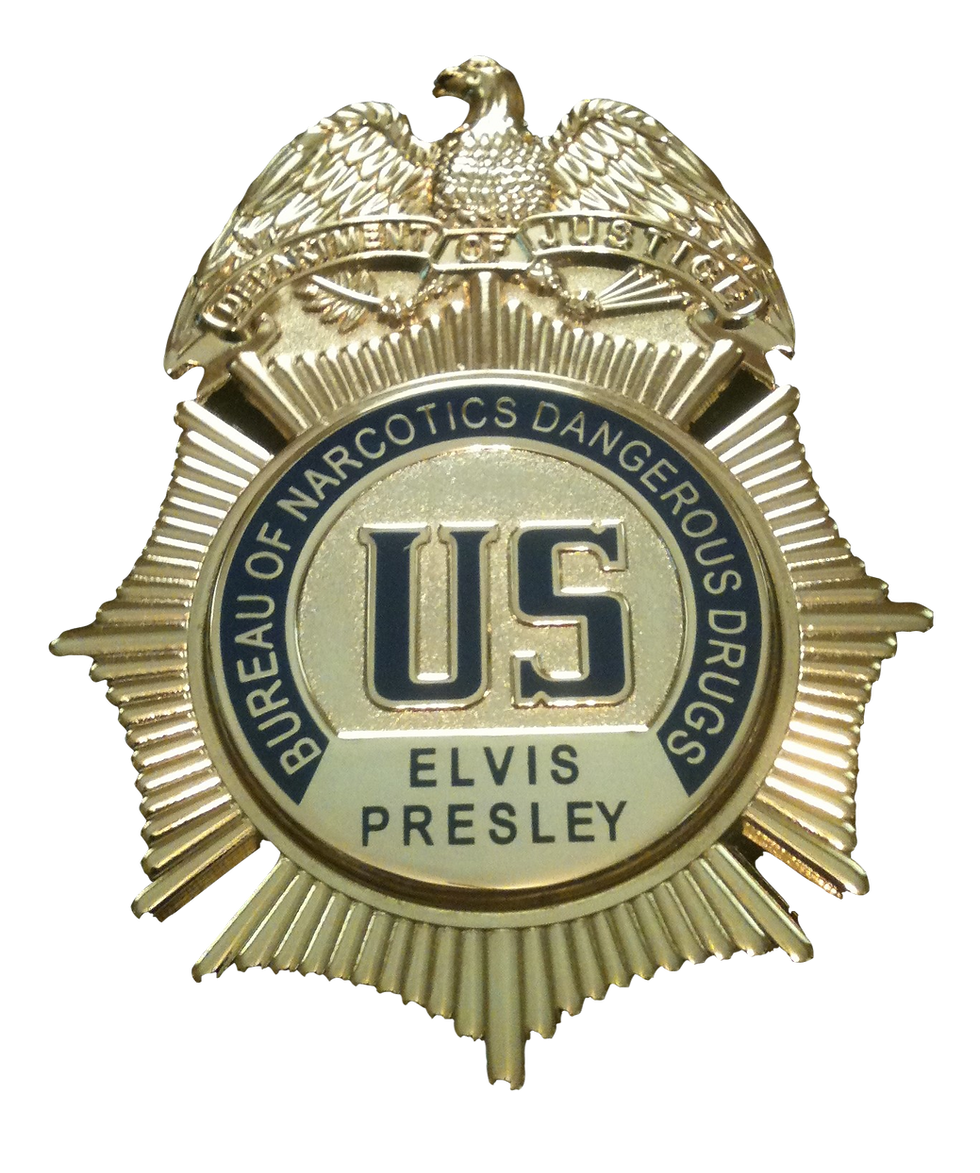 Thumbnail: Elvis Presley "DEA" Badge W/Wallet & Id Card Combo Like Presented by Nixon