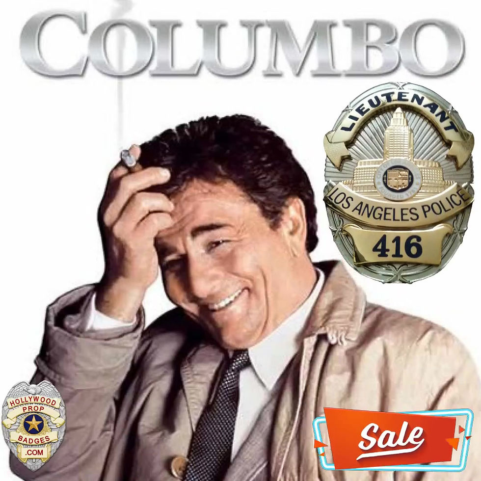 Thumbnail: 'COLUMBO' #416 (4) Piece Prop Replica Badge