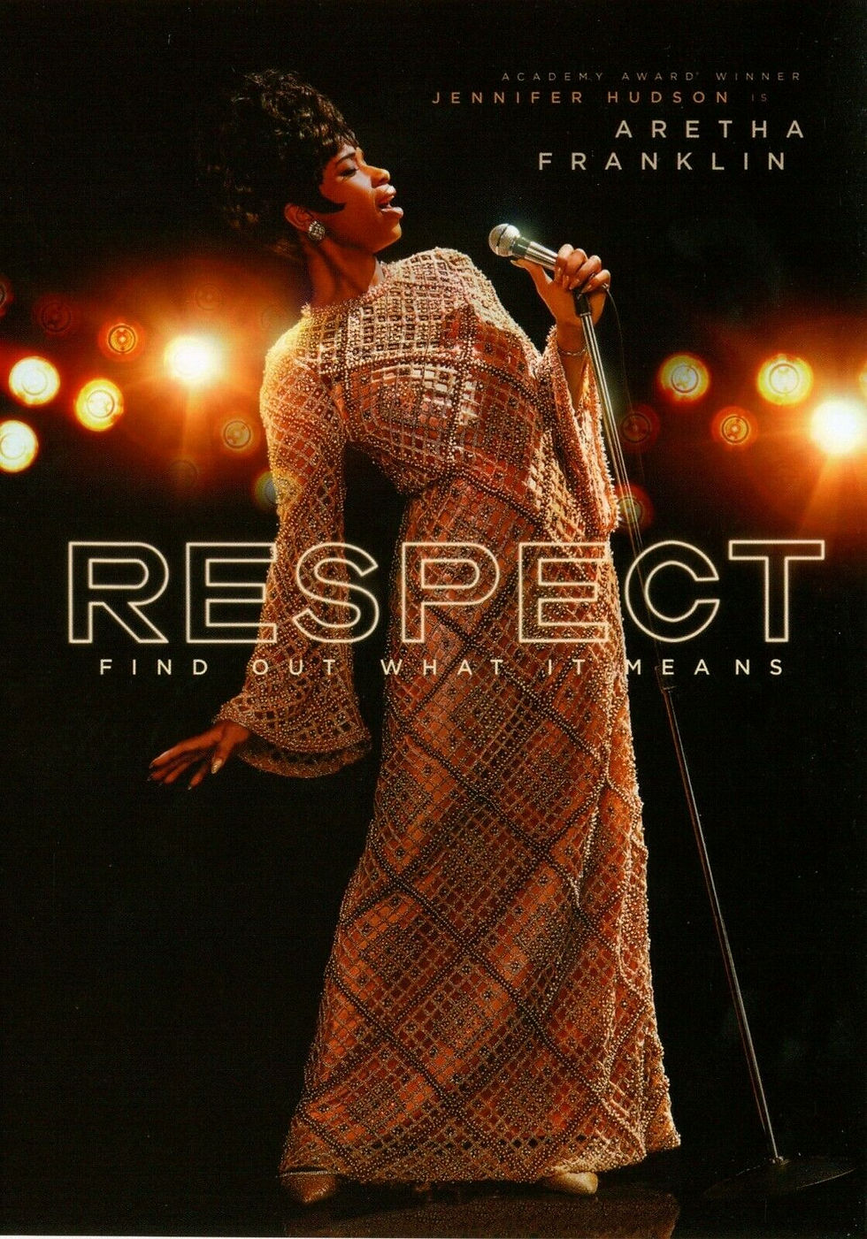 Thumbnail: 'Respect' Aretha Franklin Jennifer Hudson Production Used RIAA Framed Album