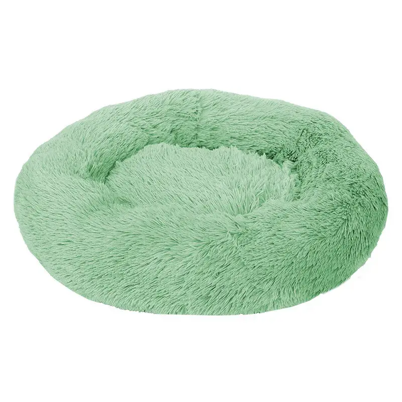 Thumbnail: Cozy Donut Pet Bed - Ultra Soft Plush Cuddler for Dogs & Cats - Warm Winter Sofa