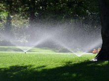 Irrigazione prato