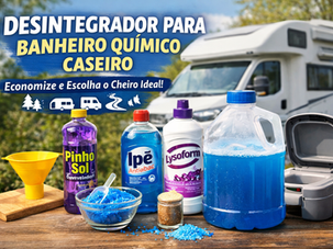 Como Fazer Desintegrador para Banheiro Químico (Receita Caseira que Funciona de Verdade)