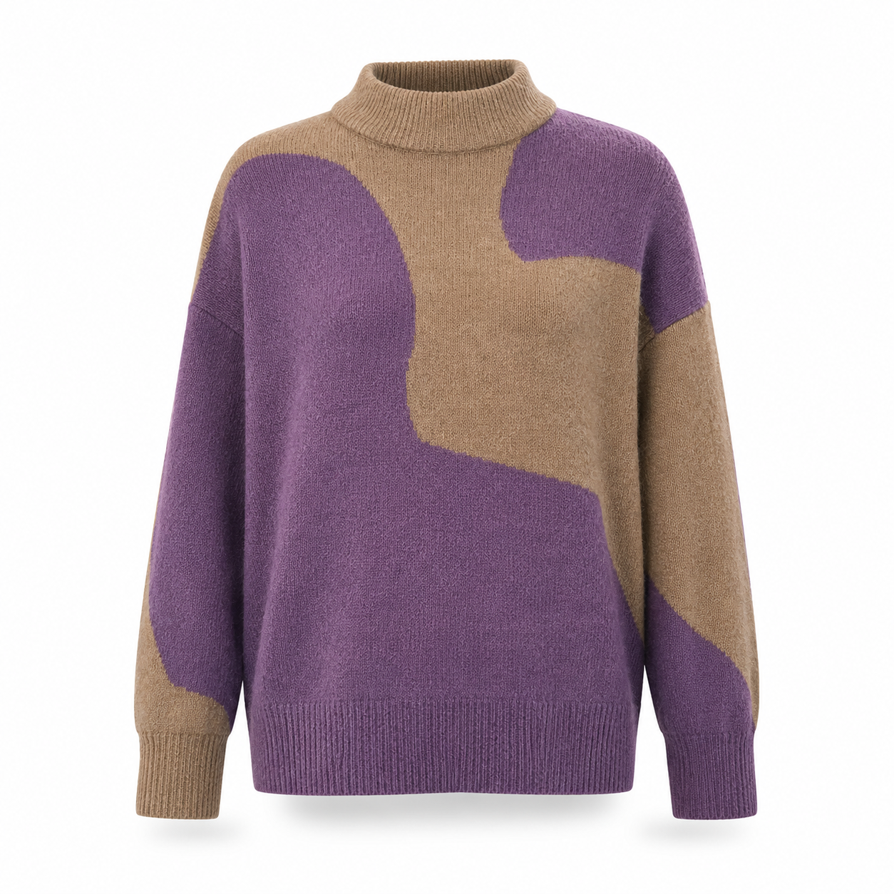 JDY Brown and Purple Jersey - Size M