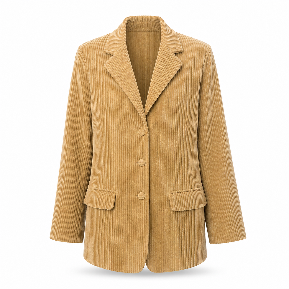 Thumbnail: Ltd Beige Corduroy Blazer - Size 38