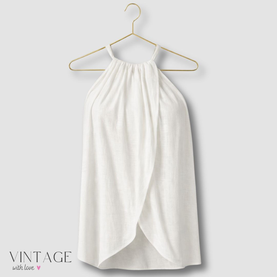 Foschini White Open Shoulder Top - Size S