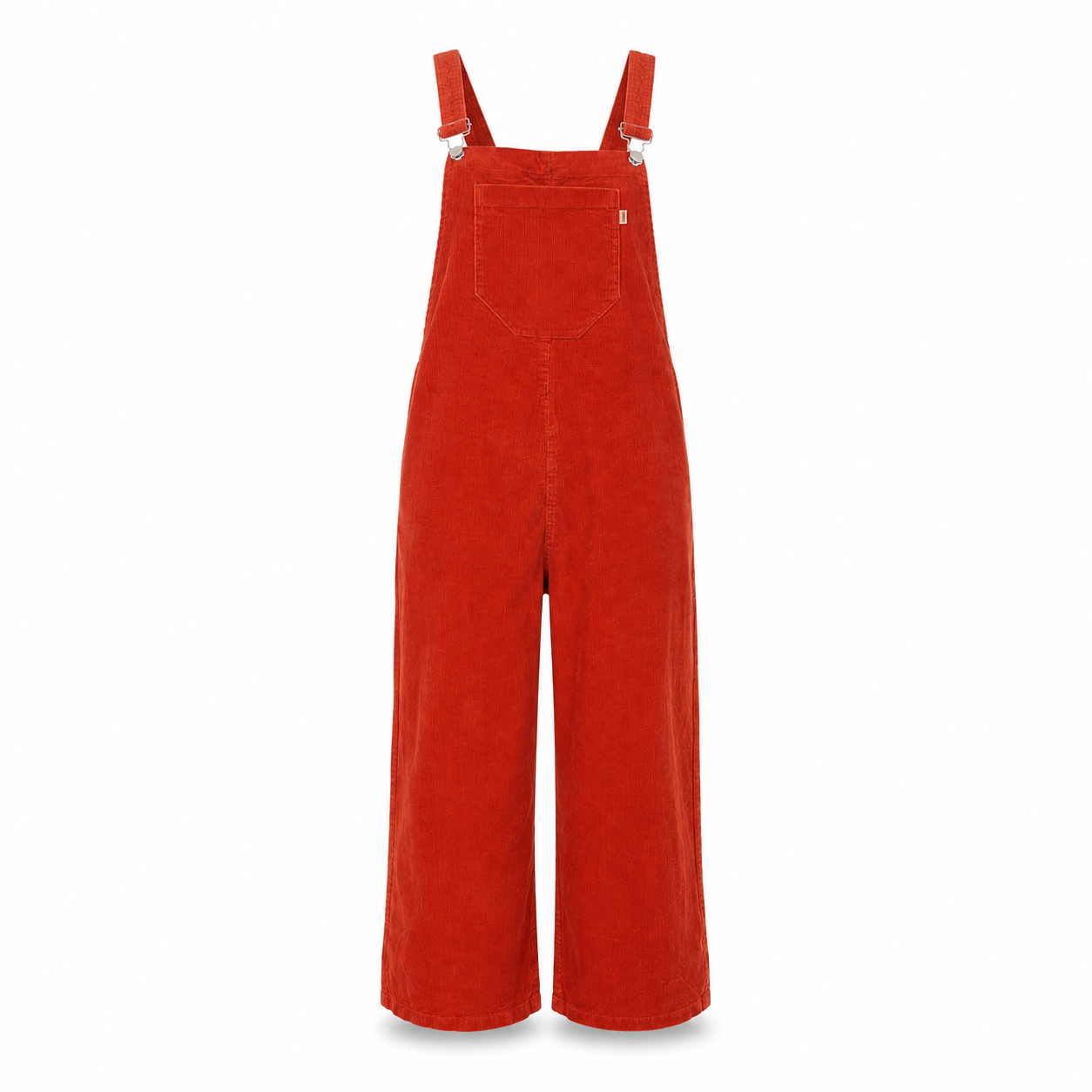 Daisy Rust Orange Corduroy Dungaree - Size L