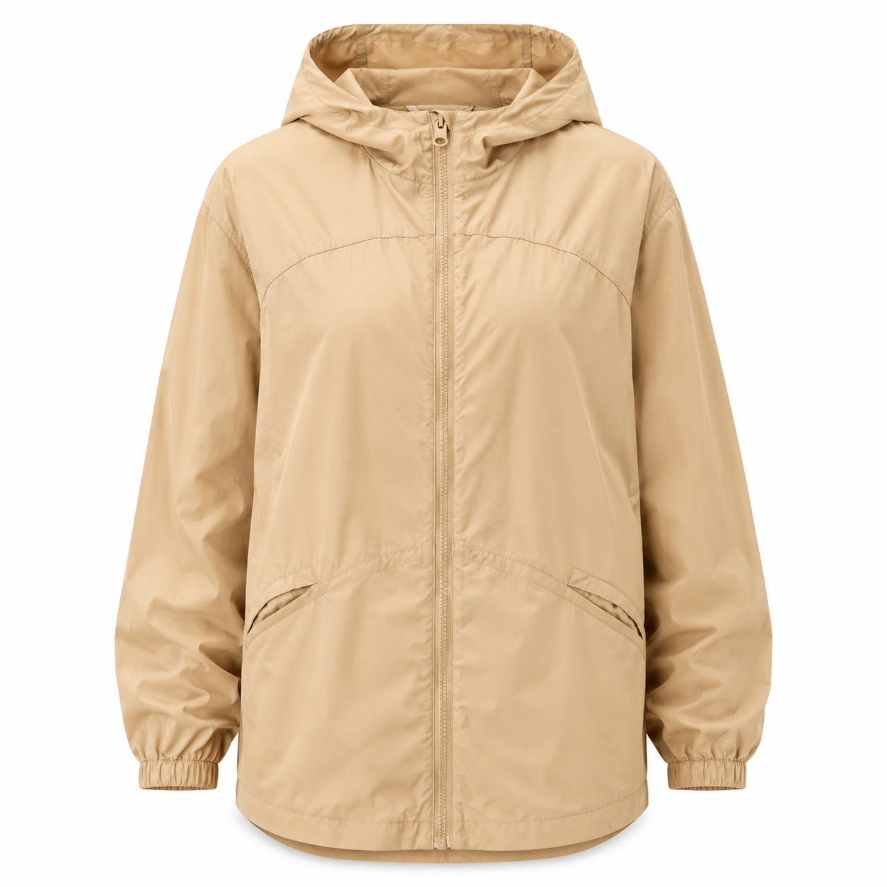 LiveFit Camel Brown Utility Jacket - Size L