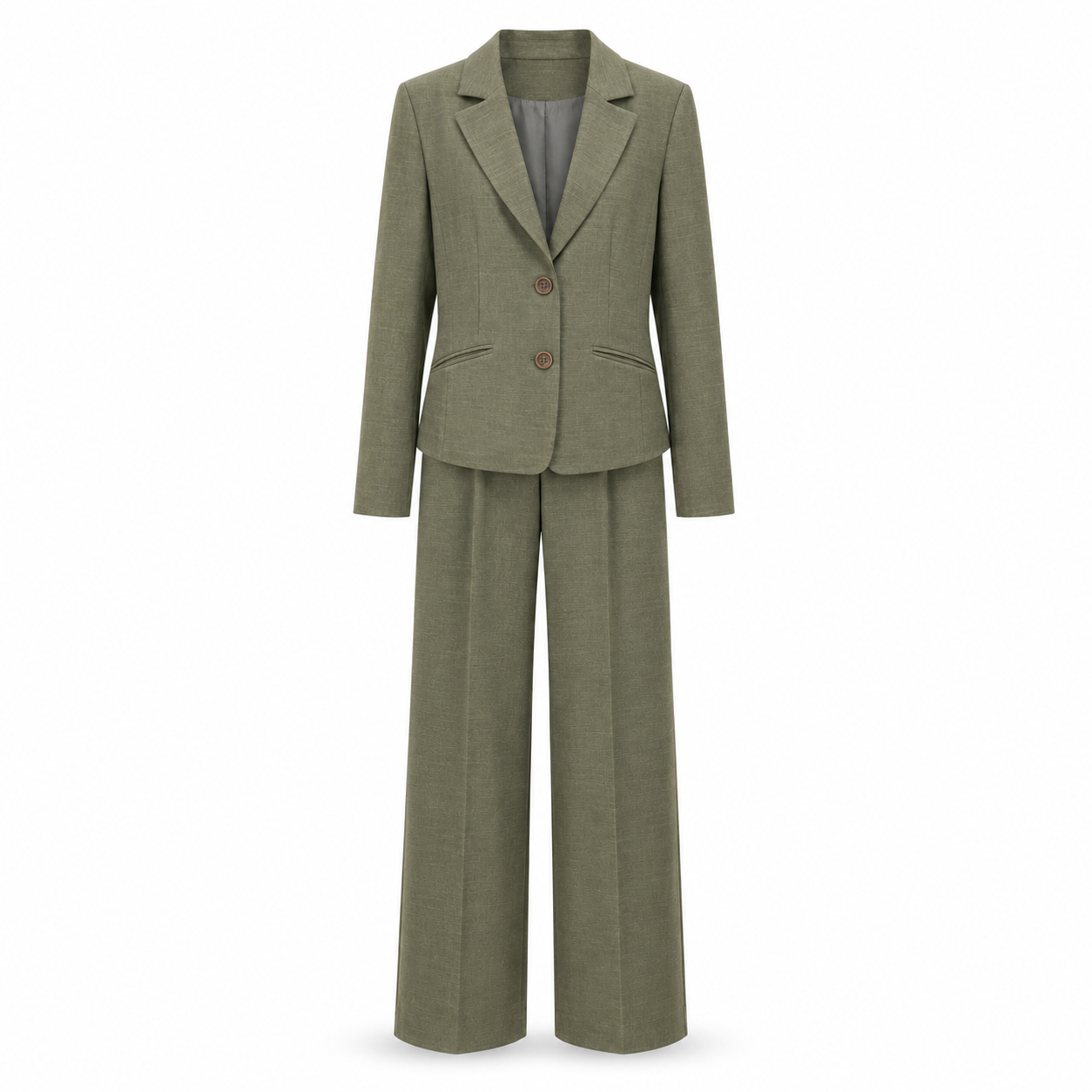 Daniel Hector Olive Green Suit - Size 34