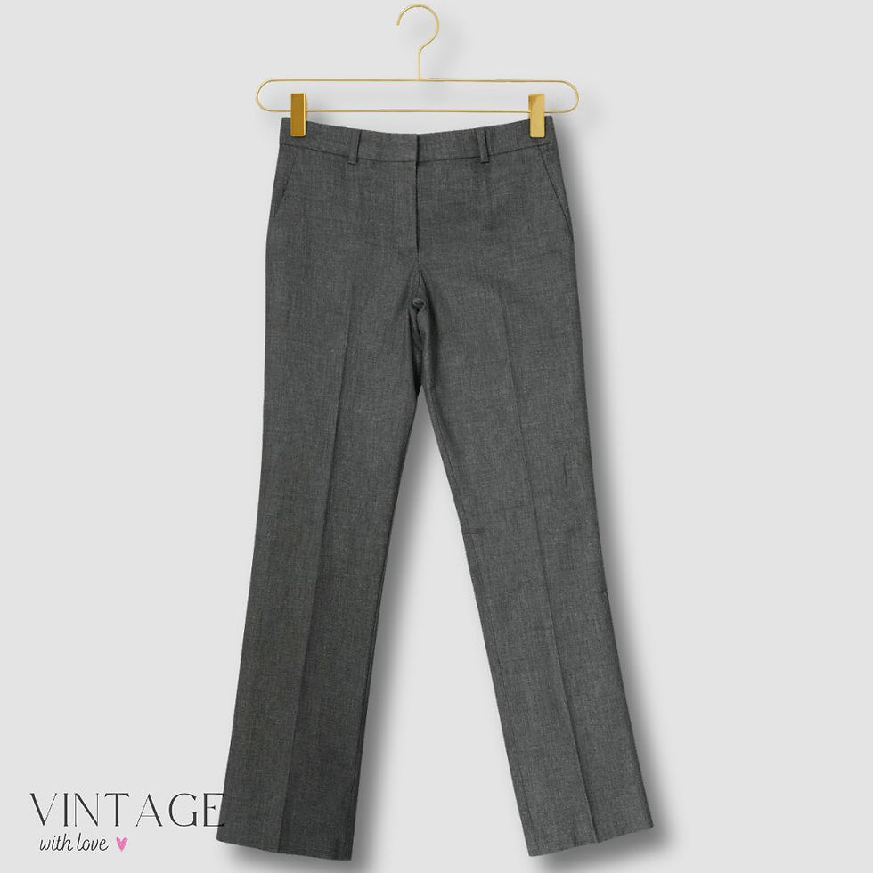 Zara Sage Green Trousers - Size EUR 38