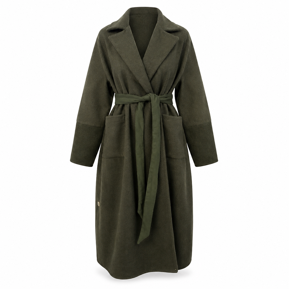 Thumbnail: Forest Green Winter Coat - Size M