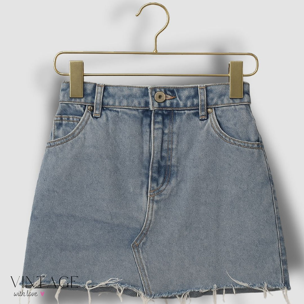 Factorie Mini Denim Skirt - Size 14