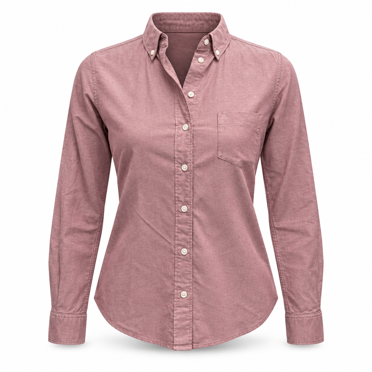 Uniqlo Dusty Rose Button-Down Shirt - Size XS