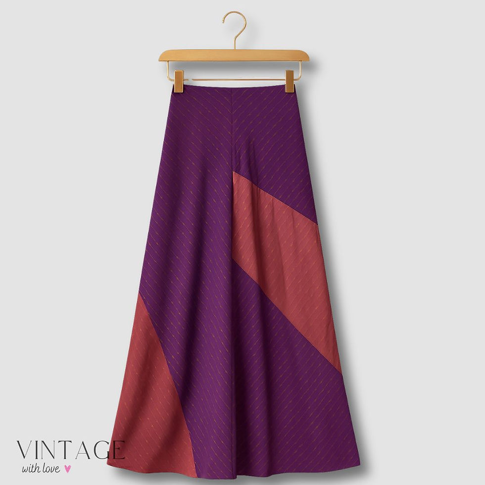 Lida Hanna Purple Skirt – Size 36