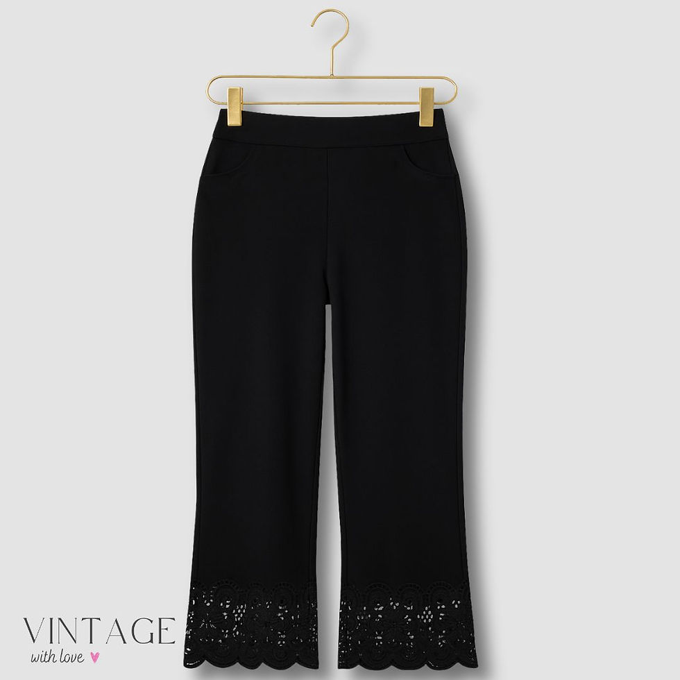 Gary Black Pants – Size Estimate XS