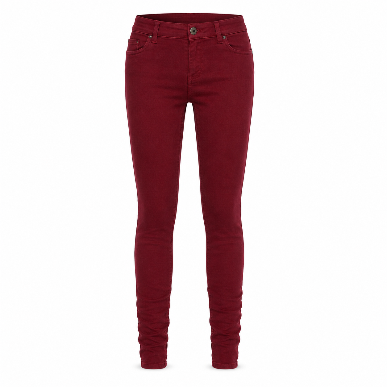 Zara Burgundy Skinny Jeans - Size 36