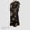 Thumbnail: Witchery Black Floral Sheer Dress - Size 12