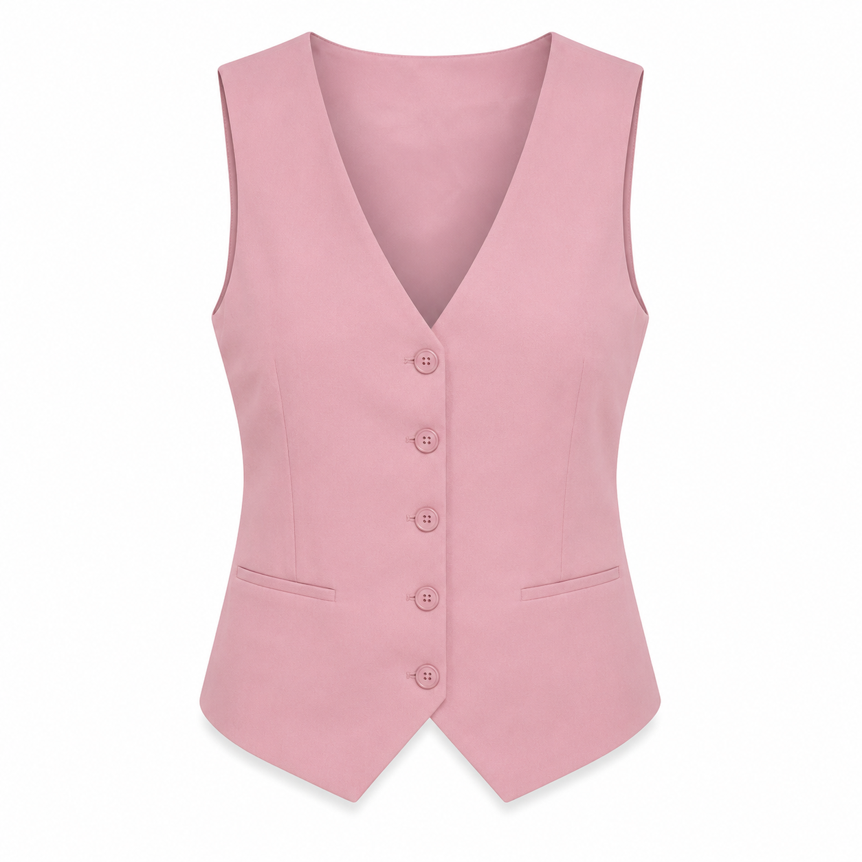 Pura Vida Pink Waistcoat - Size L