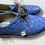Thumbnail: Struzio Ostrich Leather Blue Lace Up Shoe - Size UK 5