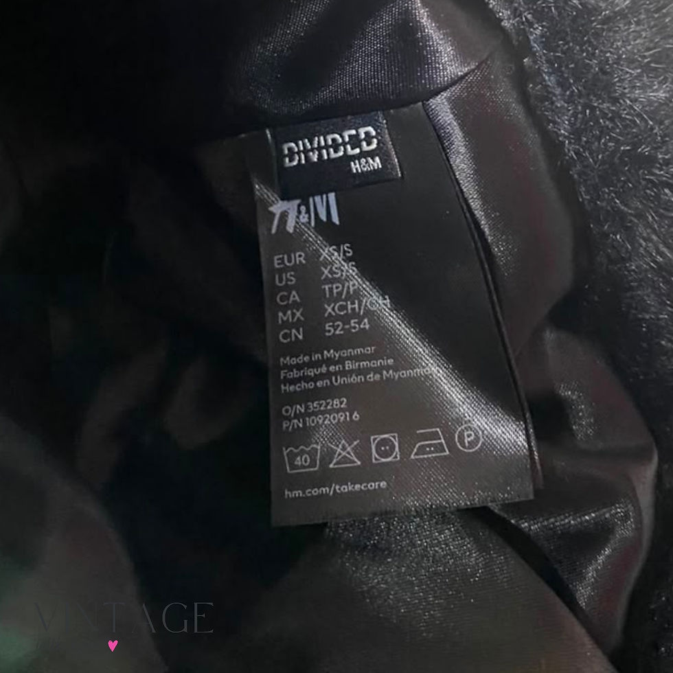 Thumbnail: H&M Black Faux Fur Hat - Size EUR XS/S