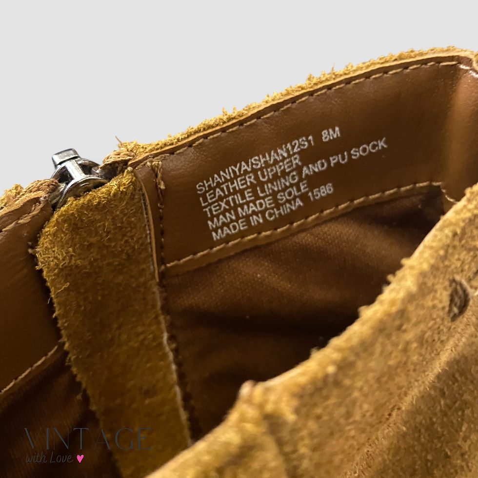 Thumbnail: Steve Madden Brown Platform Block Heel Boots - Size Estimated UK 4
